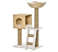 Arbre à Chat PawHut Panneaux de Particules 57x37x100.5cm Multicolore