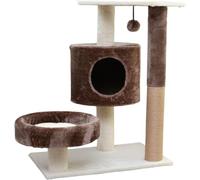 Arbre à Chat pour Animaux de Compagnie, Tour à Chat pour Chat d'intérieur, Poteau à gratter recouvert de sisal et condo