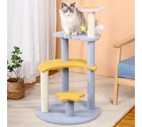 Arbre à Chat pour Chat d'intérieur, Tour à Chat Moderne pour Grands Chats, Meuble d'escalade pour Chat, Joli château avec griffoir
