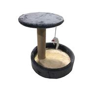 Arbre à Chat pour Chat, griffoir pour Chat, Cadre d'escalade avec Table hamac, Petit Jouet pour Chat, Maison de Jeu pour Chaton (Couleur : Gris) (Gris)