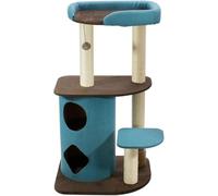 Arbre à Chat pour Chats d'intérieur Tour à Chat Moderne pour Grand Chat Chaton Arbre d'activité à Plusieurs Niveaux de 106,7 cm de Haut avec griffoir Joli condo pour Grands Chats Adultes