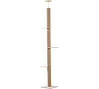 Arbre à Chat pour Grand Chat, Arbre à gratter en sisal, réglable du Sol au Plafond, en copropriété, Cadre de Saut d'escalade, grattoir à Chat Cat Vision