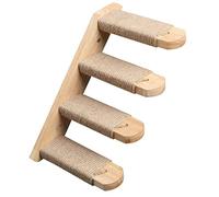 Arbre à Chat pour Grand Chat, Cadre Mural Solide, escalier pour Chat, Planche en Corde de sisal, escalier d'escalade, Poteau à gratter, Filet pour Chat Cat Vision