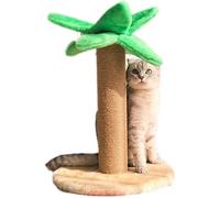 Arbre à Chat pour Grand Chat, cocotier, Cadre d'escalade, Jouet, litière, Planche de Villa, Table à Sauter, Griffes, Support en Corde de Chanvre, poteaux pour Maison de Jeu pour Animaux