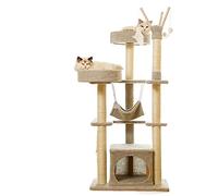 Arbre à Chat pour Grand Chat Griffoirs pour Chat Cadre d'escalade pour Chat Maison Accessoires pour Chat Arbre à Chat Universel Quatre Saisons Étirement intégré pour Chat Vision pour Chat
