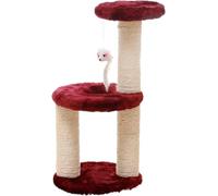 Arbre à Chat pour Grand Chat - Jouets pour Chat - Poteau à gratter en Corde de sisal - Arbre à Chat à 3 Couches pour Chaton - Grind Grind - Cadre d'escalade pour Chat - Poteaux Mobiles pour
