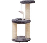 Arbre à Chat pour Grand Chat - Jouets pour Chat - Poteau à gratter en Corde de sisal - Arbre à Chat à 3 Couches pour Chaton - Grind Grind - Cadre d'escalade pour Chat - Poteaux Mobiles pour