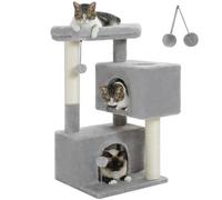 Arbre à chat pour grands chats, appartements spacieux, colonnes à griffer stables, AMT0237GY