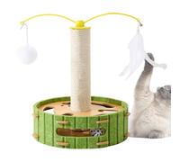 Arbre à chat | Protection de meubles avec piste à billes, poteau à griffer en sisal avec jouets - Pour chats d'appartement, maison, salon, chambre à coucher, appartement, coin et aire de jeux