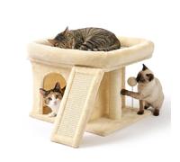 Relaxdays Arbre à chat avec niche et couchage