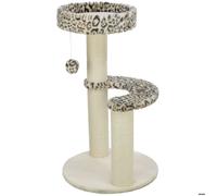 Trixie Arbre à chat Leo – Multi‑niveaux 82 cm, couchages doux, griffoirs robustes, crème