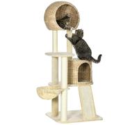 Arbre à chat style cosy chic 60x60x150cm Beige