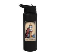 Arbre à chat The Emperor Cat Tarot Arbre à chat Stainless Steel Insulated Water Bottle