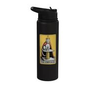Arbre à chat The Emperor Cat Tarot Arbre à chat Stainless Steel Insulated Water Bottle