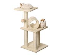 Arbre à Chat Tour à Chat Arbre d'activités à Plusieurs Niveaux avec griffoir et Jouets pour Chatons Maison pour Animaux de Compagnie Jeu Repos