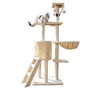 Arbre à Chat Tour à Chat Cadre d'escalade pour Chat Litière pour Chat Boule Suspendue Plateforme de Saut Escalier auxiliaire Poche pour Chat Cadre d'escalade Multifonctionnel pour Chat