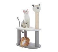 Arbre À Chat Tour Cadre d'escalade for Animal De Compagnie Forme D'alpaga avec Boule Drôle Poste Gratter for Petite Et Moyenne Taille éCurie