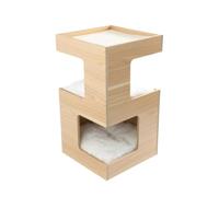 Arbre à Chat Tour d'arbre À Chat, Arbres À Chat, Style Maison Simple, Plaque Simple Et Double Couche, Table pour Chat, Cadre De Nid Multifonctionnel Tour de Jeux pour Chat