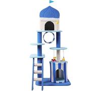 Arbre à Chat Tour d'intérieur pour Chat, Poteau à gratter à Plusieurs Niveaux avec Condos, hamac et perchoirs en Peluche pour Chatons et Grands Chats