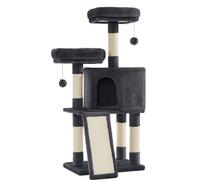 Arbre à Chat, Tour Poteaux à Gratter 115 cm, Gris Anthracite À propos de cet articlePetit espace, grande joie : Faire plaisir à son chat quand on vit dans un petit espace ? C'est possible avec cet arb