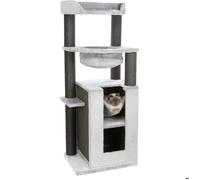 Arbre à Chat XXL Leandro, 163 cm, Gris Clair