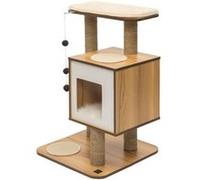 Arbre A Chat Vesper V Base Noyer H 81.5cm Noir G