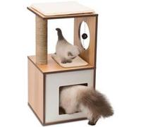 Vesper Arbre à chat V-box Small Naturel 37 x 37 x 72,5 cm