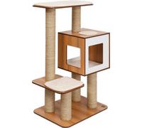 Arbre à chat Vesper Vesper High Base Giant, noixArbre à chat avec 4 niveaux aussi pour grands chats env. 136 x 89 x 64 cm