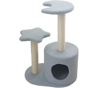 Arbre à Chat Villa pour Chat Cadre d'escalade litière pour Chat Arbre à Chat Colonne à gratter pour Chat en Une Seule pièce Petit Jouet pour Chat avec Plateforme de Saut Arbre à Chat (Taille :