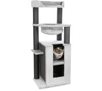 Arbre à Chat XXL Leandro, 163 cm, Gris Clair