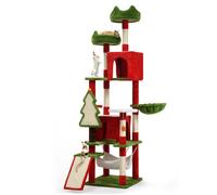 Arbre à chat YITAHOME de 190 cm avec niches, plateformes supérieures et hamac
