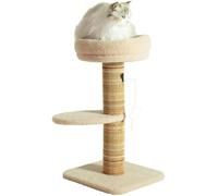 Arbre À Chat Zolux Boréal 70 Cm Beige Avec Poteau Sisal Et Couchage Amovible