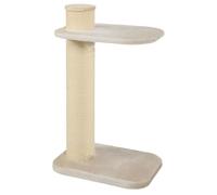 Arbre à chat - ZOLUX - City Cat 2 - Beige - 59 x 45 x 97 cm - Poteau à griffer 17 cm