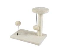 Arbre à chaton avec jouets - Beige - L 30 x l 20 x H 28 cm Beige G