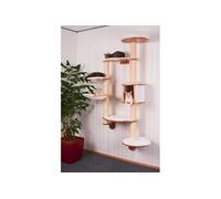 KERBL - Arbre a chats mural DOLOMIT XL - 185 cm Blanc Tronc ø 10cm - Sisal et textile - Blanc G