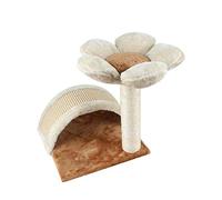 Arbre à Chats Tour à Chat en Bois Fleur de Soleil nid de Chat Fournitures pour Animaux de Compagnie Quatre Saisons Disponibles Planche à gratter pour Chat Cadre d'escalade en sisal Arbre à Chat en