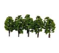 Arbre à Fleurs Artificiel 10 pièces Parc Bricolage scène Arbres Miniature Paysage décorer, Artificiel Faux , Chemin de Fer Diorama Arbre(8cm)