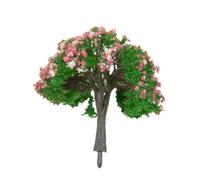 Arbre à Fleurs Artificiel 10 pièces Parc Bricolage scène Arbres Miniature Paysage décorer, Artificiel Faux , Chemin de Fer Diorama Arbre(4cm)