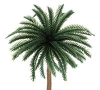 Arbre à Fleurs Artificiel 5 pièces Pots de Plantes bonsaï Artisanat, Mini cocotier en Plastique H 8 7 16 cm, Micro Paysage Bricolage décor modèle(7cm)