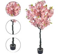 Arbre à fleurs de cerisier, apparence réaliste, branches flexibles, 150cm