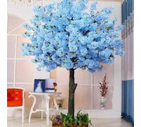 Arbre À Fleurs De Cerisier Bleu Artificiel Grand Arbre Plante Artificielle