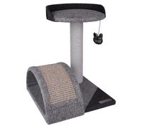 Arbre À Gratter Flamingo Gene Gris Avec Jouet, Rembourré 35x37x45 Cm