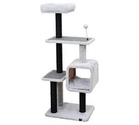 Arbre à Gratter Nevada Gris 121 CM pour Chats Europet Bernina Peluche Et Sisal