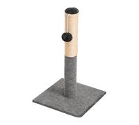Arbre à gratter pour chat - Griffer la tension après le scratch, poteau de canon de chat | Poteau griffoir de chat de taille moyenne, jouets interactifs amovibles avec boule suspendue