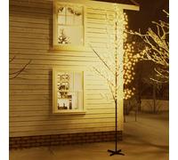 Arbre à LED Fleur de Cerisier 672LED Blanc Chaud 400cm Sapin Décoration vidaXL