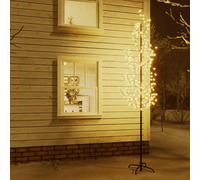 Arbre à LED Fleur de Cerisier 672LED Blanc Chaud 400cm Sapin Décoration vidaXL