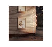 Arbre à LED Fleur de Cerisier 672LED Blanc Chaud 400cm Sapin Décoration vidaXL