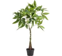 Arbre à monnaie - plante artificielle - Pachira aquatica - plante d'intérieur - ↕90cm