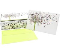 Arbre à papillons - Cartes de notes (14 cartes, 15 enveloppes autocollantes)