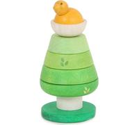 Arbre à piquer et à empiler avec oiseau Jouets d'enfants en bois dès 1 an